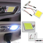 White Blue T10 Cob 16/24/36/48 SMD Car Led Vehicle Panel Lamps Auto Interior Reading Lamp Bulb Light Dome Festoon BA9S DC 12V Am