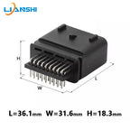 The 18-hole air flowmeter plug connector sheath with terminals DJ7182A-1-21 is suitable