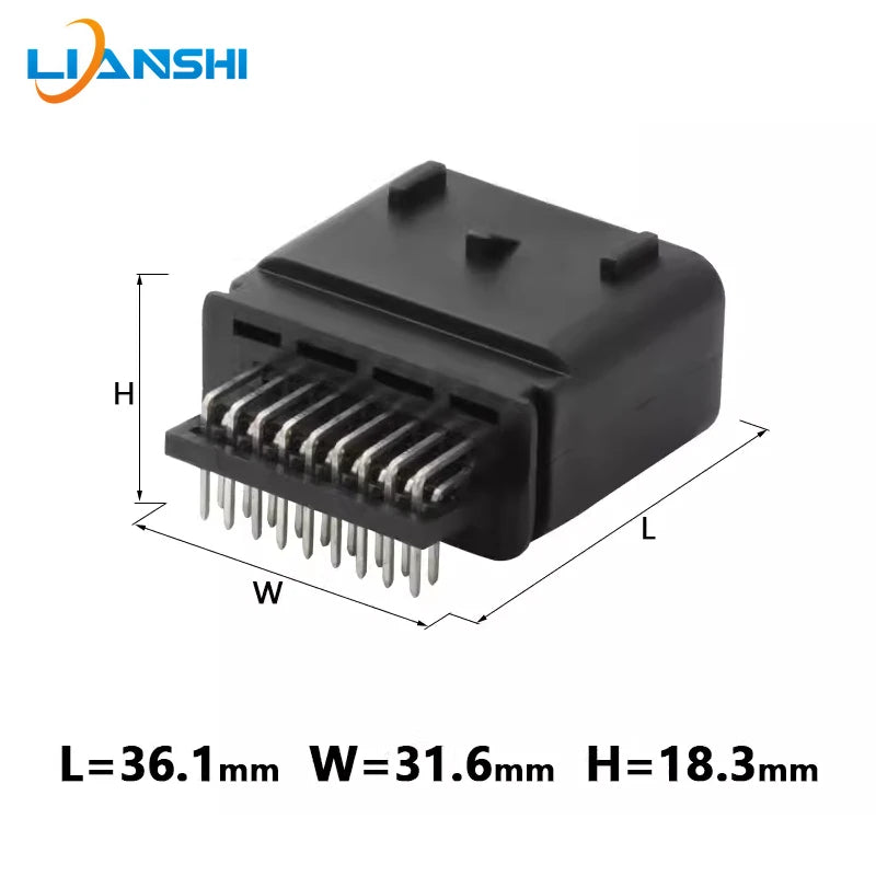 The 18-hole air flowmeter plug connector sheath with terminals DJ7182A-1-21 is suitable