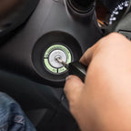 Car Ignition Luminous Sticker Key Ring Auto Key Switch Surrounding Protective Style Decoration Vehicle Glow Fluorescent Keyring