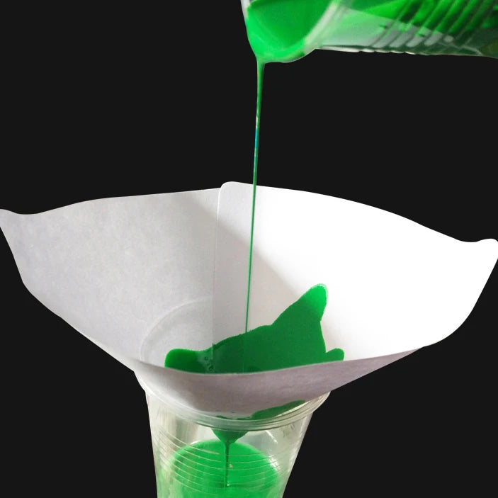 Disposable Car Paint Spray Mesh Paper Filter Purifying Straining Funnel Paint Filter Conical Nylon Micron Paper Funnels Tools