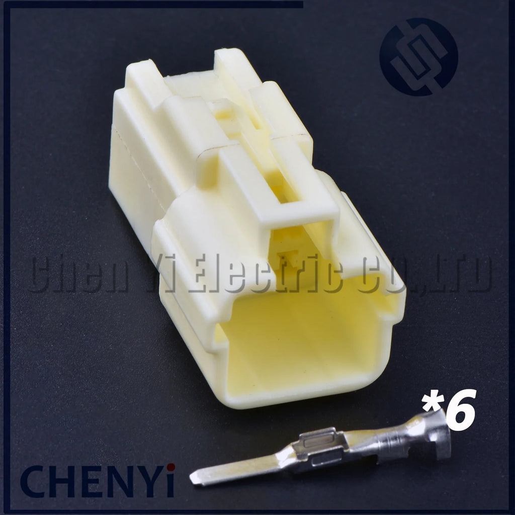 1 Set 6 Pin male or female Automotive Electronic Connector Fuel Injector harness Plug 7282-1068 7283-1068 With Pin