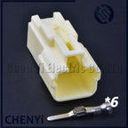 1 Set 6 Pin male or female Automotive Electronic Connector Fuel Injector harness Plug 7282-1068 7283-1068 With Pin