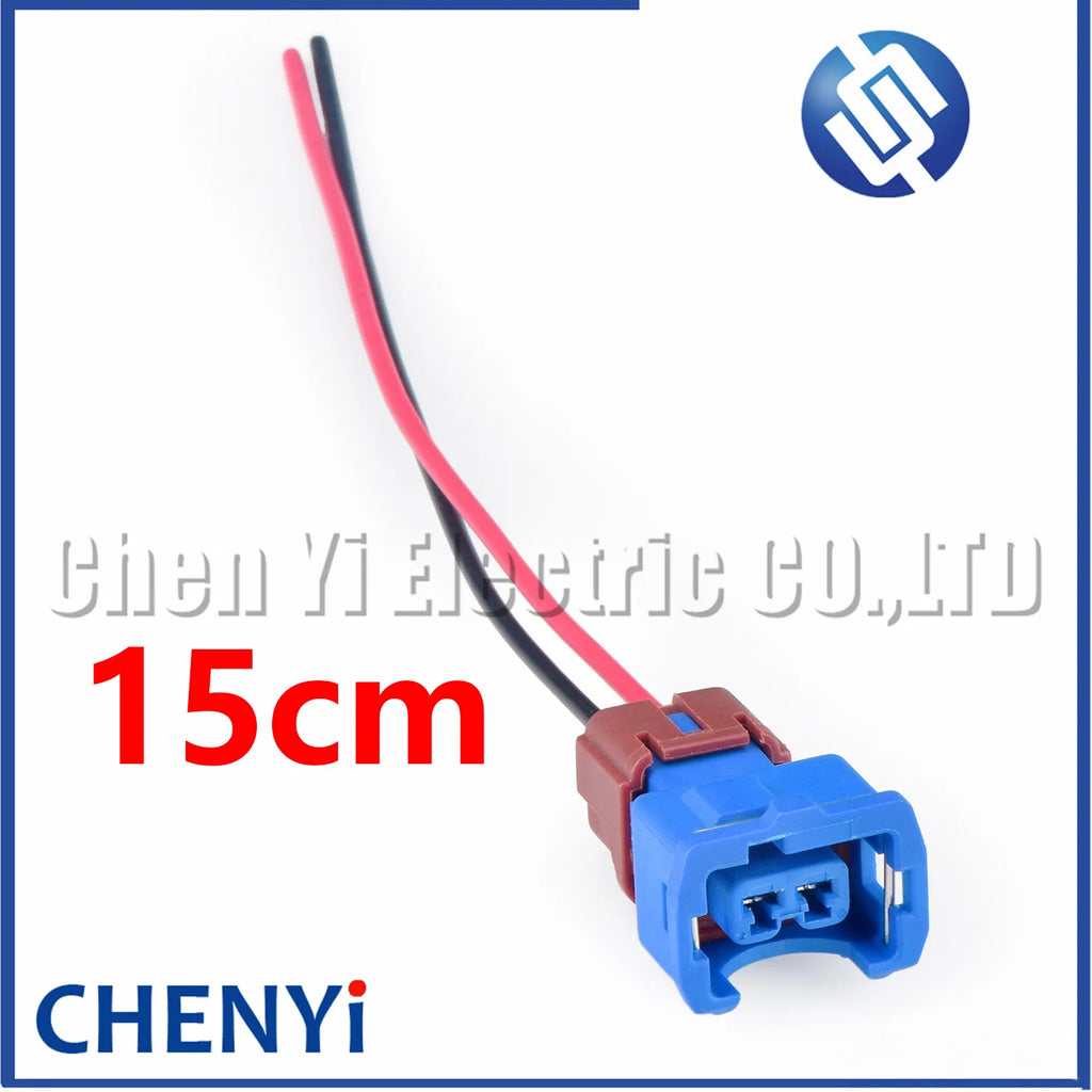 2 Pin Auto Knock Sensor Connector Fuel Injector Wire harness plug PB185-02326 For Mitsubishi Nissan MMC A32 A33 4G91 4G92