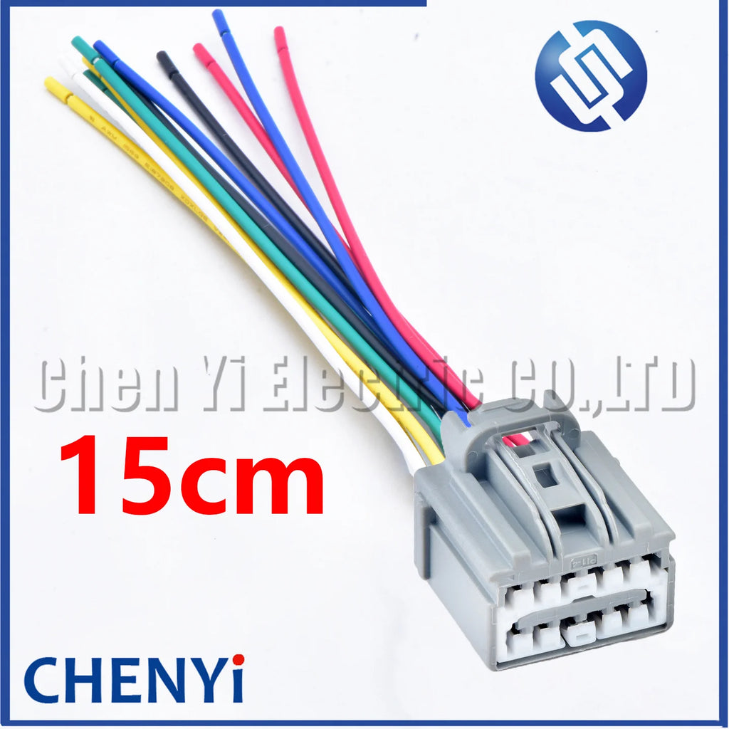 12 Pin Automotive connector Keyless start module Wire harness plug 7283-3442-40 7282-3442-40 For Ford Nissan Volvo BLIS