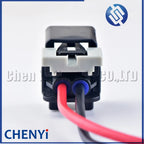 2 Pin Engine Cooling Fan Motor Wiring Connector Plug PT2188 88988506 13517352 For Equinox Buick GMC Pontiac Suzuki Chevrolet