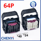 64 Pin Automotive waterproof connector engine Computer board ECU plug 9302475-01 1-2208825-1 1-2208825-2