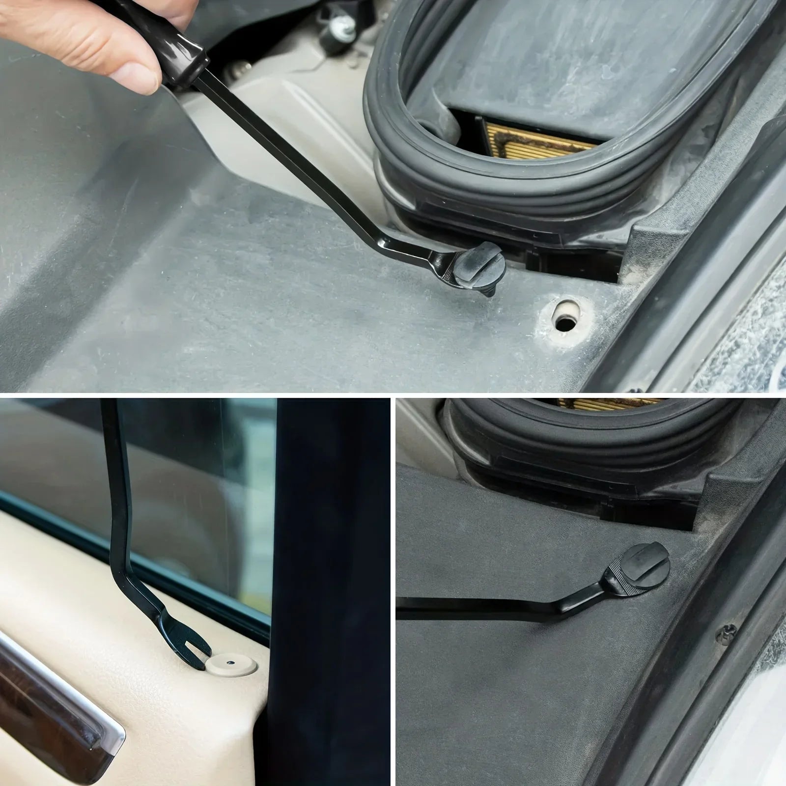 Car Door Panel Removal Tool Set Audio Video Dashboard Clip Installer Prying Navigation Disassembly Kit Automobile NailPull Amagi