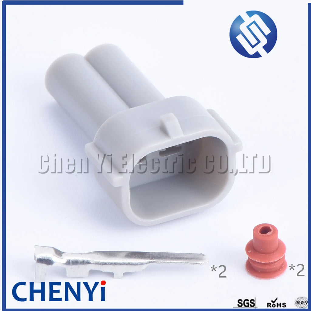 2 Pin Connector Fuel injector plug PA847-02127 15316989 6189-0670 90980-11285 For Toyota Lexus izusu Nippon Denso Naza Nissan