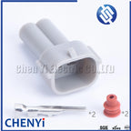 2 Pin Connector Fuel injector plug PA847-02127 15316989 6189-0670 90980-11285 For Toyota Lexus izusu Nippon Denso Naza Nissan