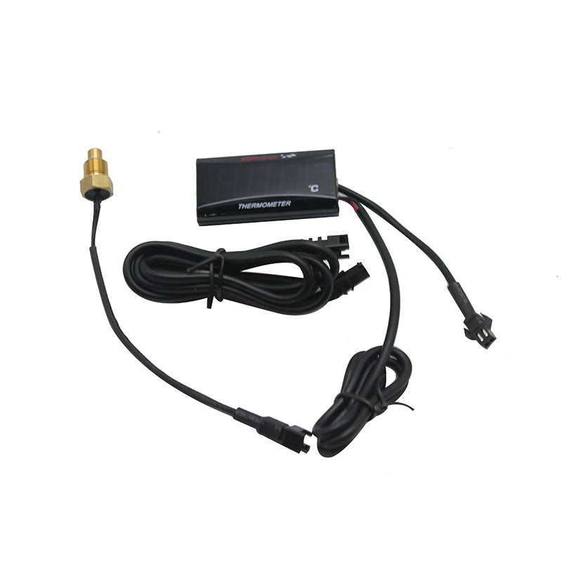 Motorcycle Temperature Meter Motorcycle Water Temperature Digital Hygrometer Thermometer Sensor Meter Sensor Adapter