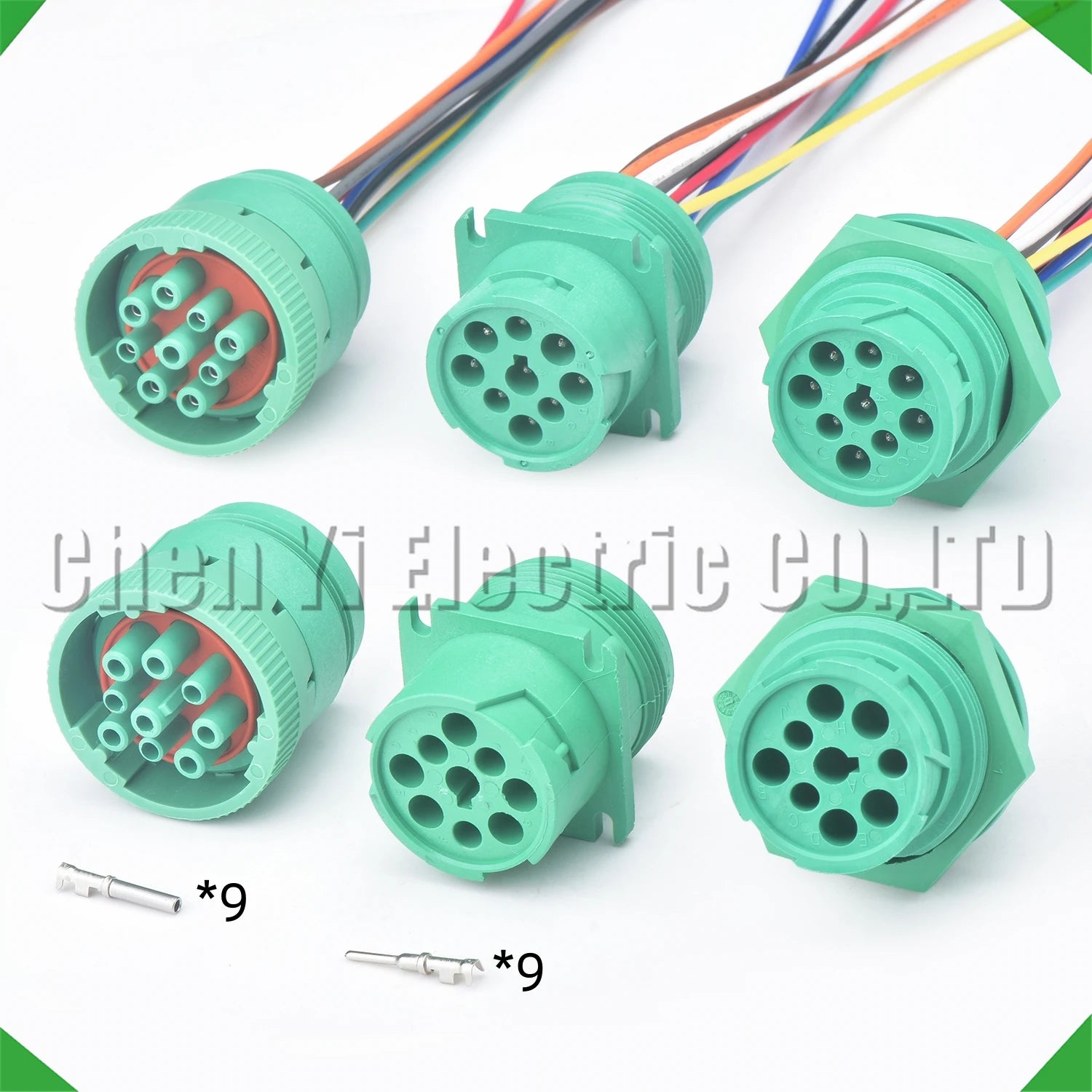9-pin auto connector connectors diagnosctic harness deutsch 1939s-p080