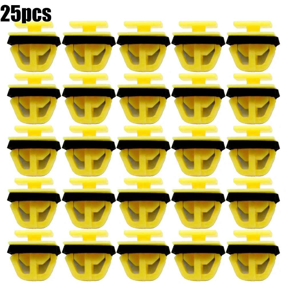 25Pcs Exterior Sill  Body Side Moulding Retainer Clips For Hyundai 87758-35000 Auto Clip Rivet Retainer Fastener