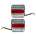2Pcs Rear Submersible Trailer Tail Lights Kit Boat Marker Truck Waterproof Campers Trailer Taillights