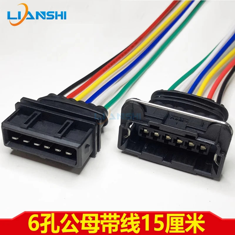 Throttle sensor plug 2p, car fuel nozzle joint wiring harness, waterproof connector 4-hole DJ7021A-3.5