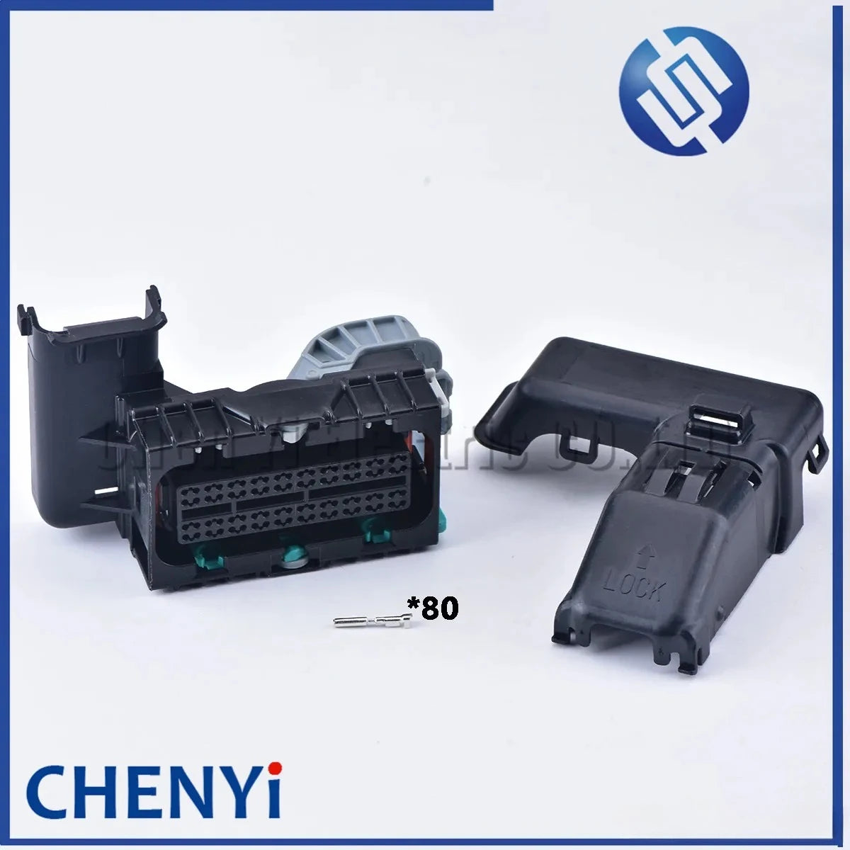 80 Pin Automotive waterproof connector ECU Computer board harness plug 13615066 13615065
