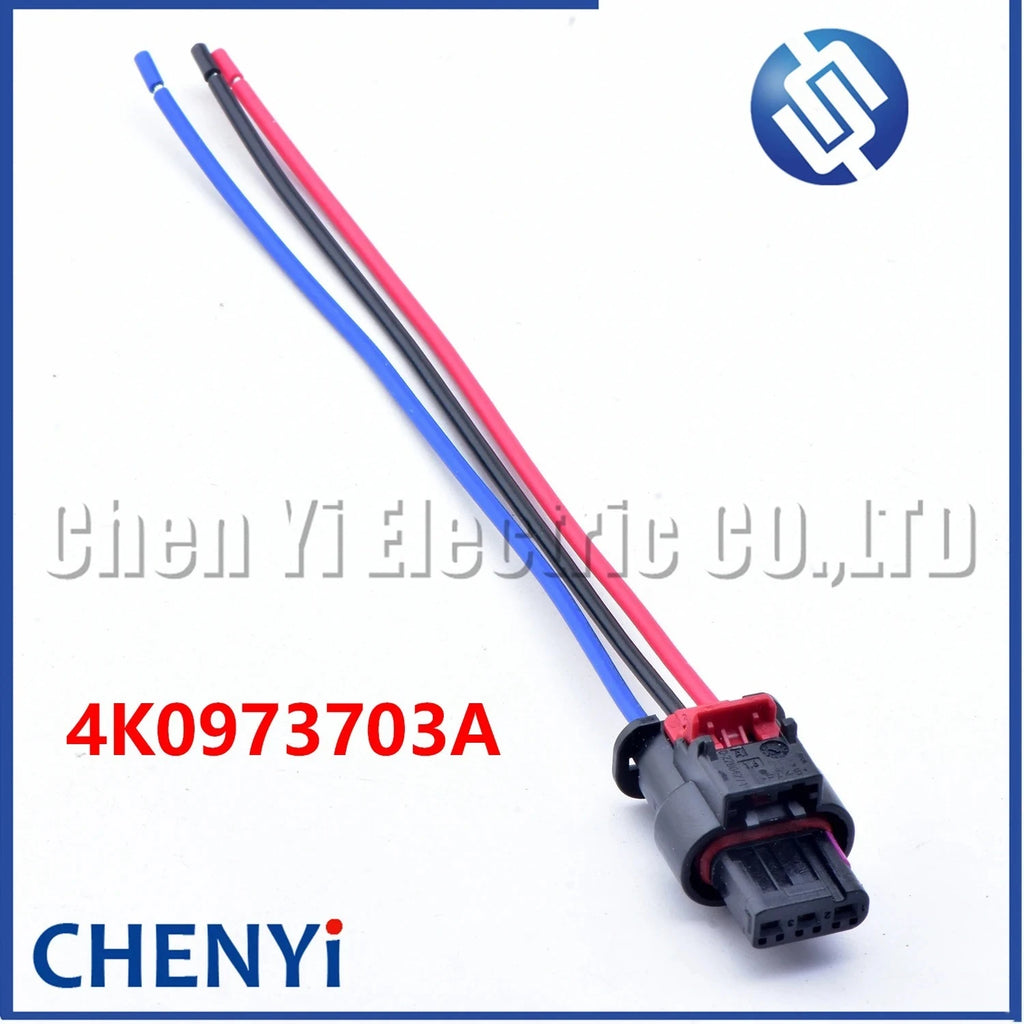 3 Pin Auto waterproof connector PDC Parking radar Sensor Plug 80A973703A 4K0973703A 80A 973 703 A 4K0 973 703 A