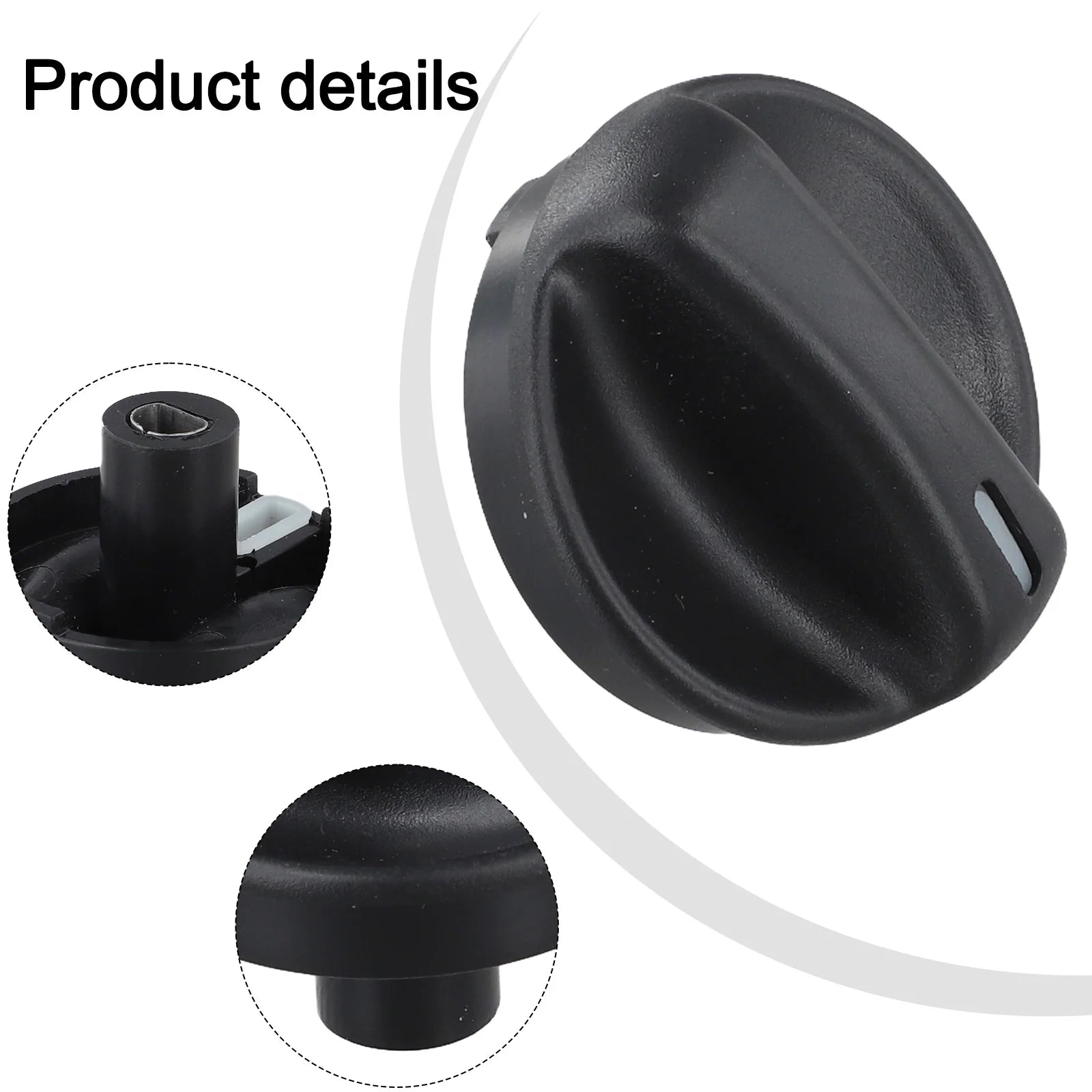 Car Air Condition A/C Panels Control Switch Knob Black AC Temp Or Fan Control Knob For Honda For Accord 1994-1997 79581-SV1-A11