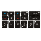For A4 B6 B7 Radio Clima ESP Car Center Console Part Switch Button Repair Kit Sticker Decal Fix Faded Anti Scratch