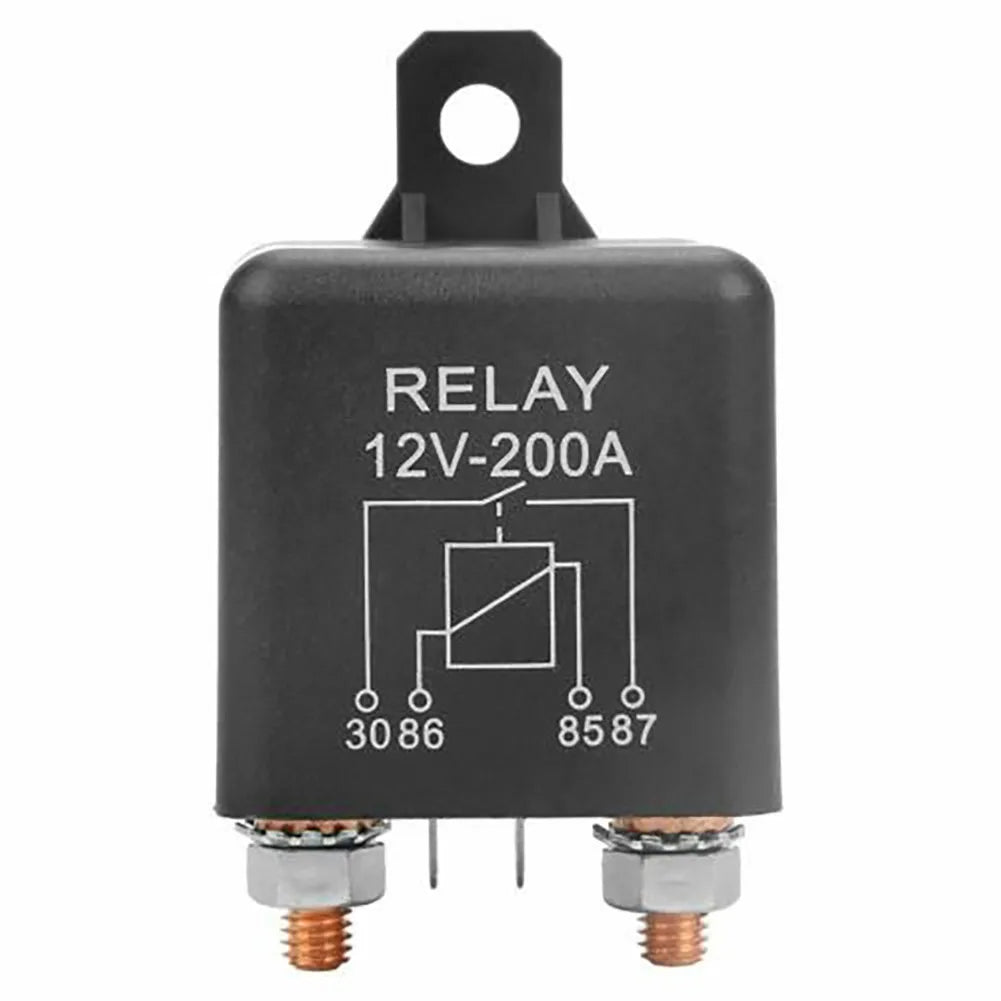 4 Pin Over 200A 12V Dual Battery Isolator Relay Start On Or Off Remote Control Battery Disconnect Isolator Switch