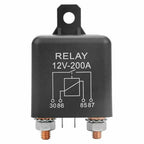 4 Pin Over 200A 12V Dual Battery Isolator Relay Start On Or Off Remote Control Battery Disconnect Isolator Switch