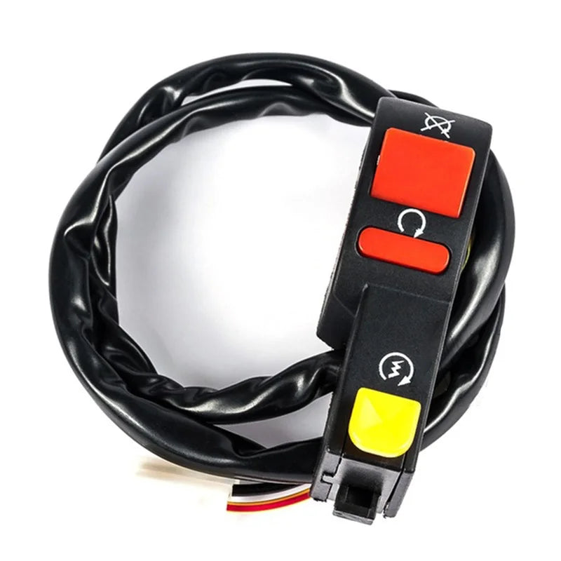 1pc Electric Start Stop On Off Button Kill Starter Switch Motorcycle Dirt ATV Quad Bike On-Off Toggle Switch Push-Button