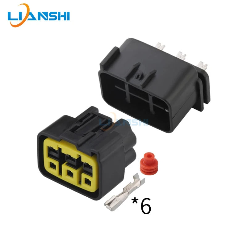 FSW-C-6F-B is suitable for Yamaha Kawasaki motorcycle rectifier charger plug 6pin automotive headlight connector DJ70610-3-10/21
