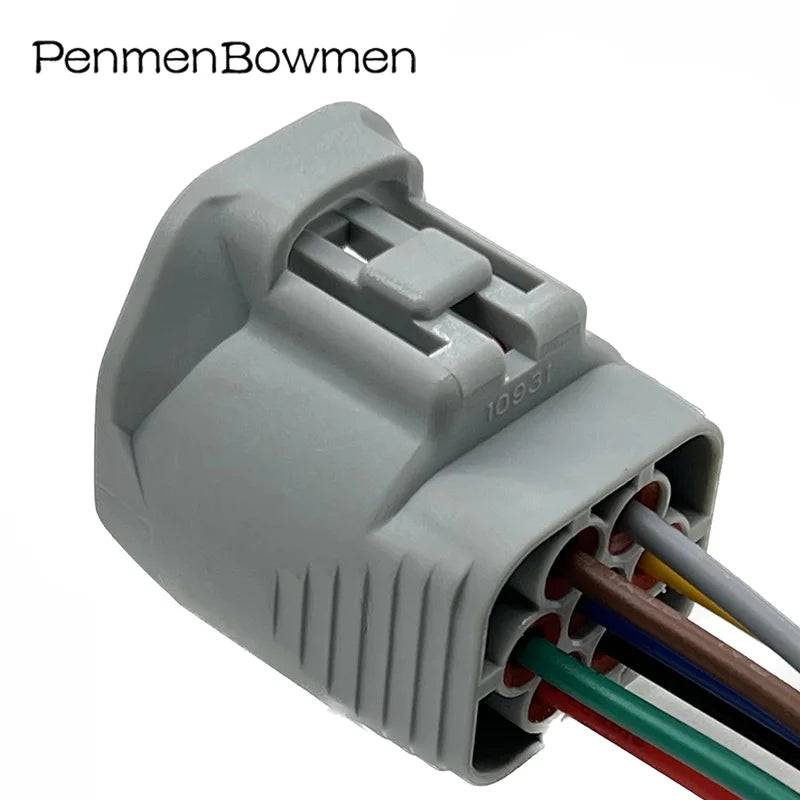 1 Set 7 Pin Car Headlight Lamp Assembly Electrical Cable Connectors Wire Harness Plug For Toyota Camry Lexus 6189-0127