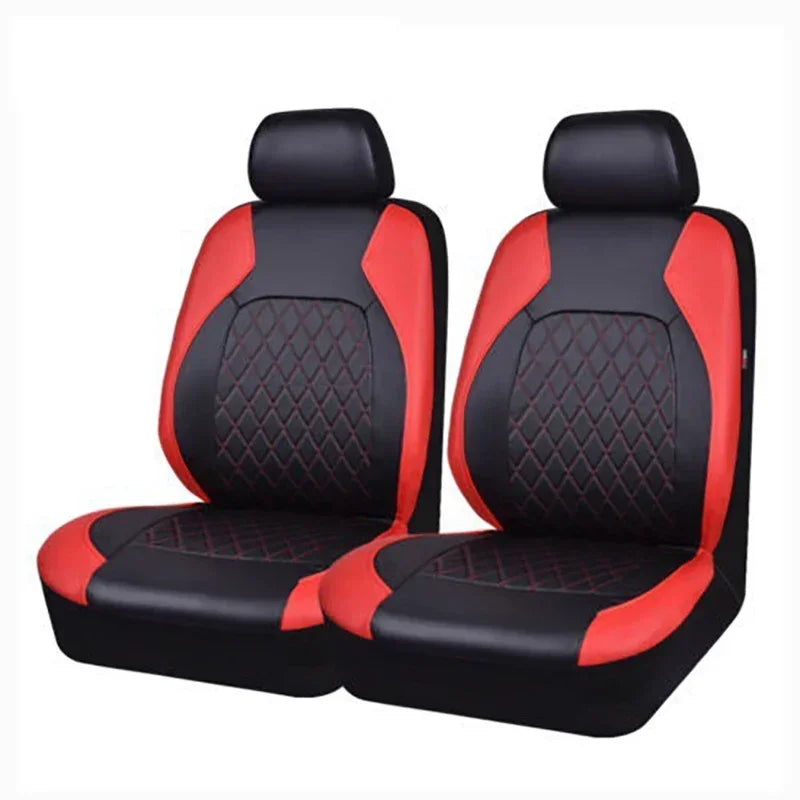 Universal Car Seat Covers Black Fashions Sports Seat Covers PVC Fabric Car Seat Cover Universal Interior Accessories Amagi