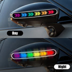 2PCS Car Reflective Sticker Mirror Safety Warning Tape Sticker Mark Styling Reflective Mirror Stickers for Auto Decor DIY Tape