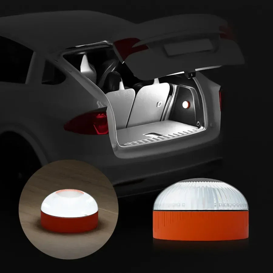 LED Car Emergency Light Approved by DGT with Geolocation Tracker for Quick And Efficient Position Light 360 Degree Vision Amagi