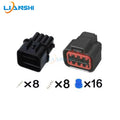 PB621-08020 is suitable for the 8-hole cable harness of the Hyundai Sonata 8th generation Kia headlight plug DJ7083A-2.2-11/21