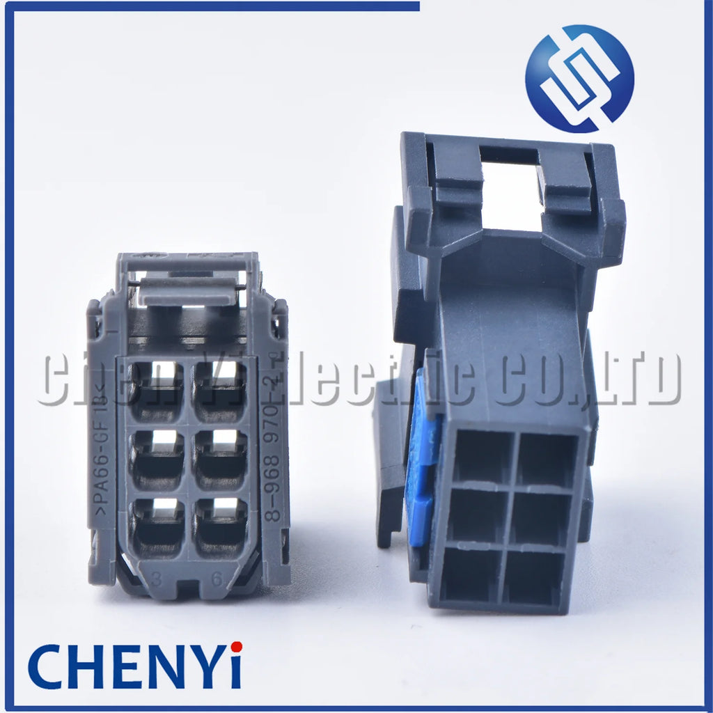 6 Pin male female Heavy duty car ABS EBS wire harness plug connector 8-968970-2 1-965640-3 1-965641-1 8-968970-1 With Pins