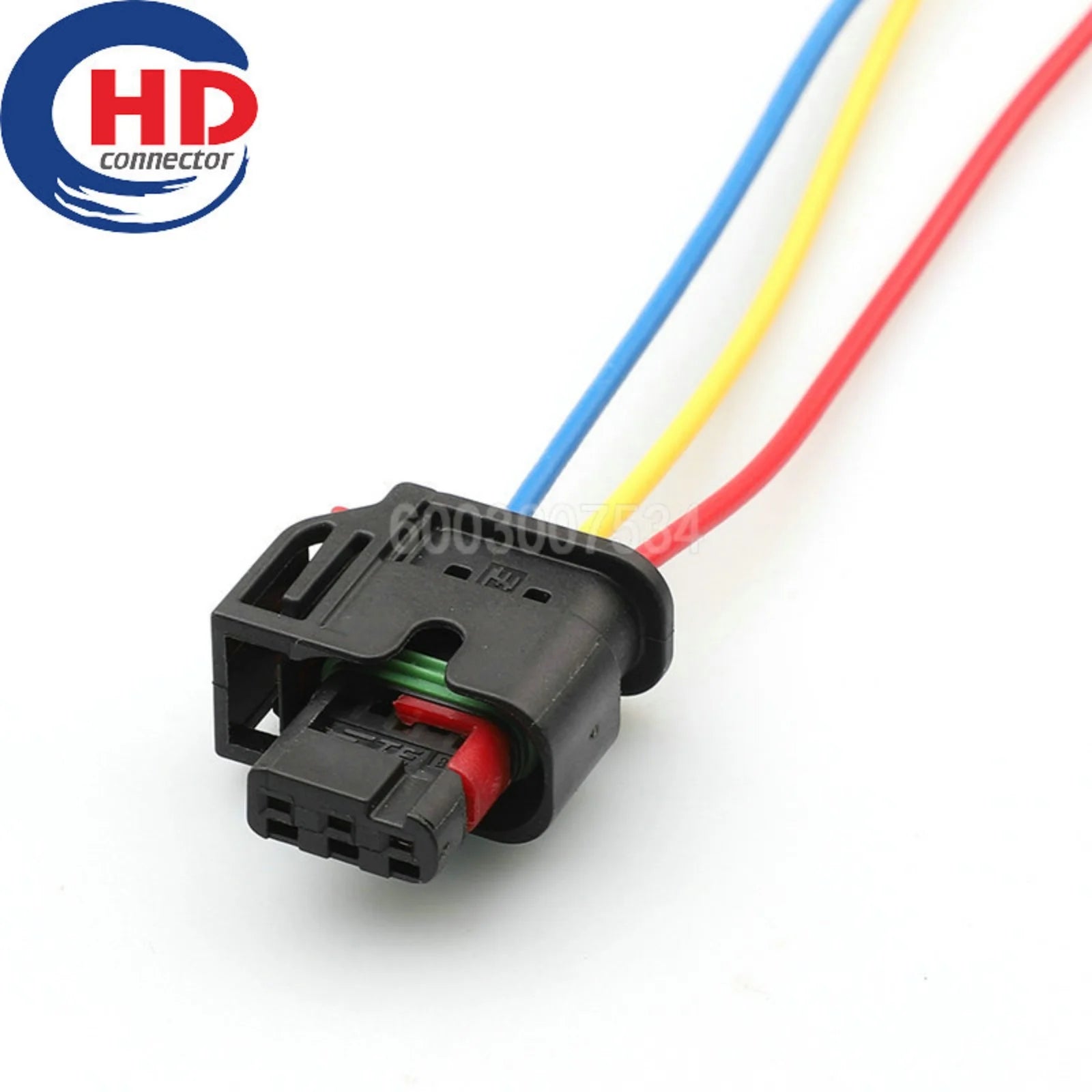 3 Pin 1.2 Series 1488992-5 Auto Waterproof Plug Black Electrical Connector Cable Wiring Terminal Socket