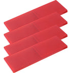 Truck Trailer Rectangle Plastic Reflector Reflective Tape Adhesive Auto Safety Night Warning Plate Stickers Car Accessories