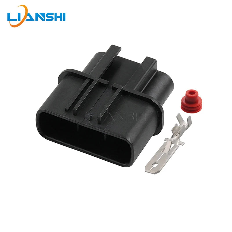 QLW-A-B3F-B High current Automotive Electronic fan 3-hole wiring harness plug DJ70320YB-6.3-11/21
