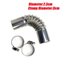 Air Diesel Parking Heater Stainless Steel Exhaust Pipe Tube Gas Vent Hose +Aluminum Foil Sleeve With Hose Clamp For Car Amagi