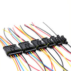 5/20/100Sets AMP Type 1.5 Series Automotive Waterproof Connector Plug Socket HID Male&Female 15CM Wire Harness 1P/2P/3P/4P/5P/6P