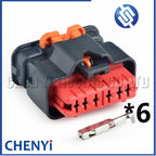 6 Pin Auto Ignition Coil connector Car Throttle Valve Plug F843700 F743700 F943700 For Peugeot 301 308 408 Citroen C3 C4 Elysee