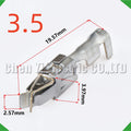 50 pcs 3.5 2.8 series Crimp Male or Female For 964286-1 1-968849-1 964296-1 Sheath Auto...