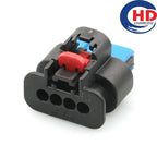 4pin auto waterproof electric plastic wire harness connector 1-2203773-7