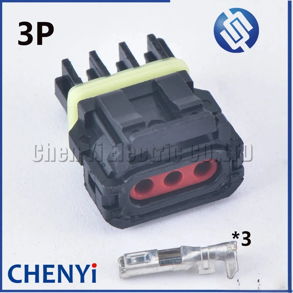 2 Sets 2/3 Pin Automotive Plastic Housing Wiring Waterproof Electrical Connector Car Mirror Turn Signal Plug 52117-0241