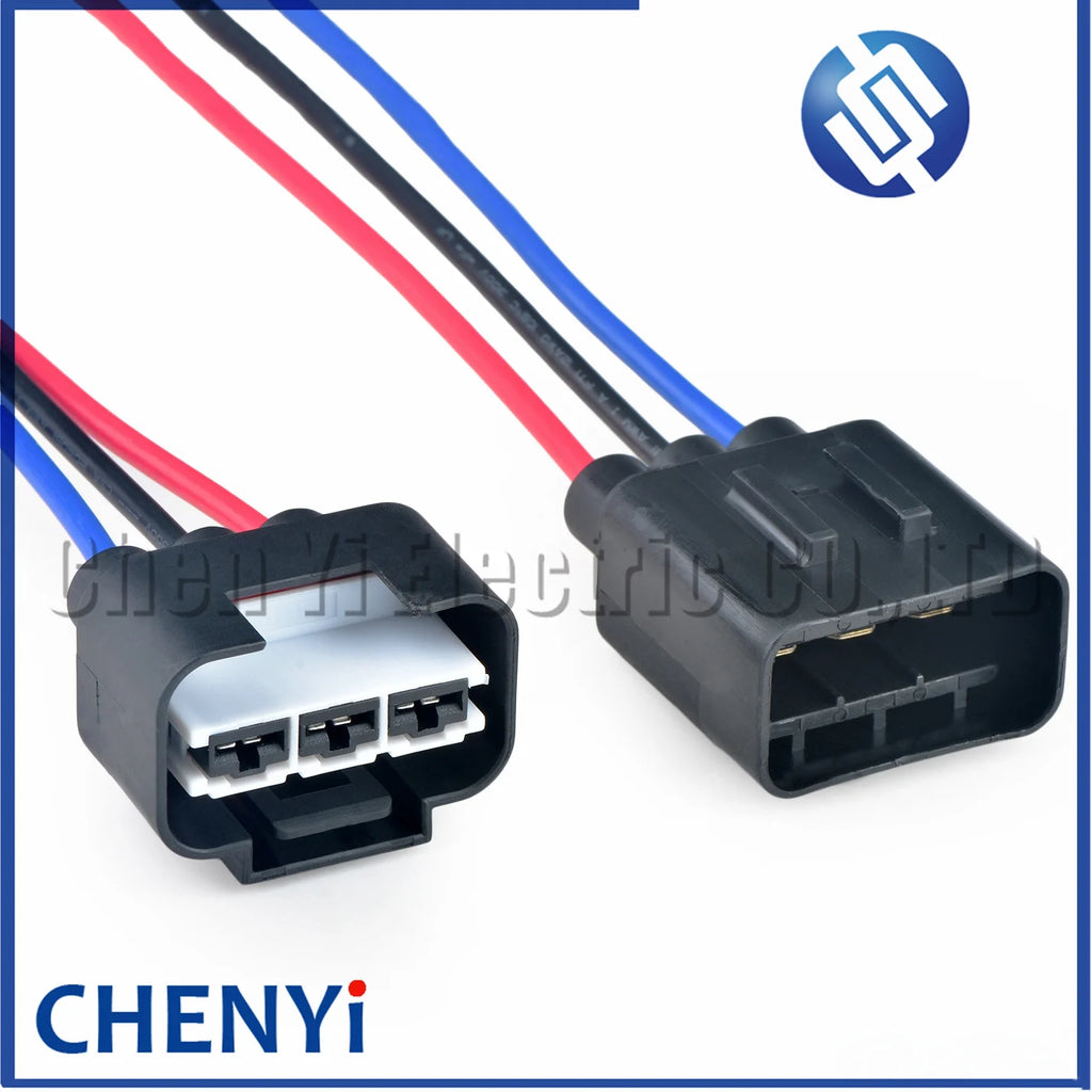3 Pin Female or male automotive waterproof connector Electric Radiator Fan Wire harness plug Socket 1743271-2 For Hyundai Kia