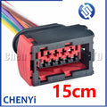 9 Pin auto waterproof connectors female Car headlight wire harness Plug 953482-1 For Peugeot 307 Citroën