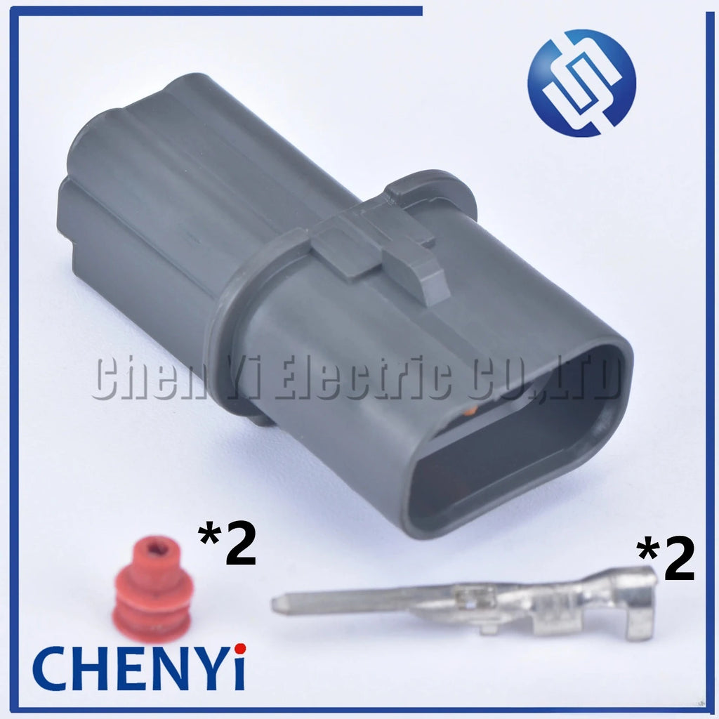 2 Pin 2.3 male or female Automotive waterproof connector PB625-02127 PB621-02120 lighting 1G/2G knock sensor plug for Mitsubishi