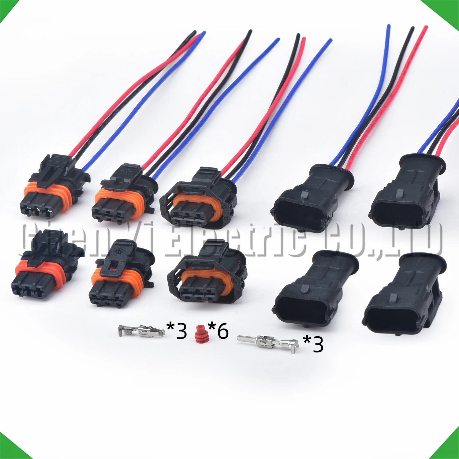 3-Pin Auto Connector Connector Automotive Connectors Camshaft intake pressure sensor