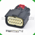 12 Pin Auto Headlight Plug Connector wiring harness plug 33472-1201 33472-1206 33482-12...