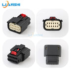 33482-1201 33472-1201 Car headlight taillight connector 12p male bus harness plug for GM Buick Ford Mondeo Focus