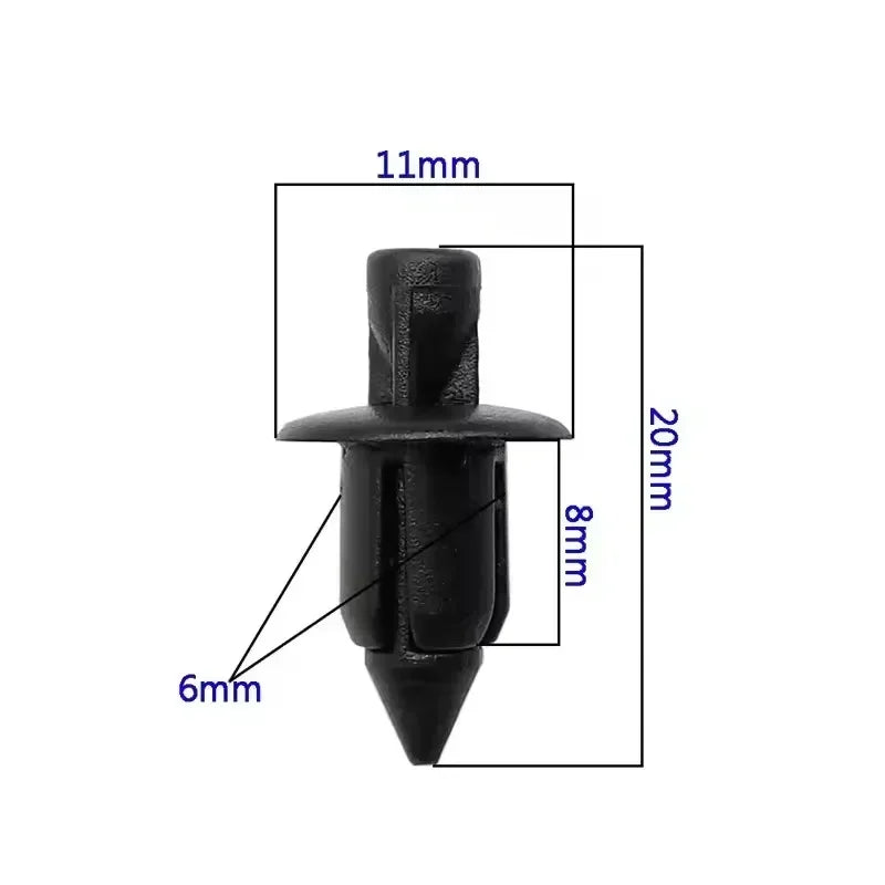 Expansion Screw Buckle Car Motorcycle Plastic Rivets Fastener Motorcycle Shell Flow Cover Screw Buckle for Suzuki Kawasaki Amagi
