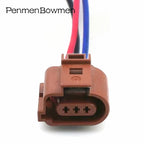 1 Set 3 Pin Auto Daytime Running Light Electrical Cable Connectors Female Wire Harness Plug 3B0973703A for Magotan A4 A6